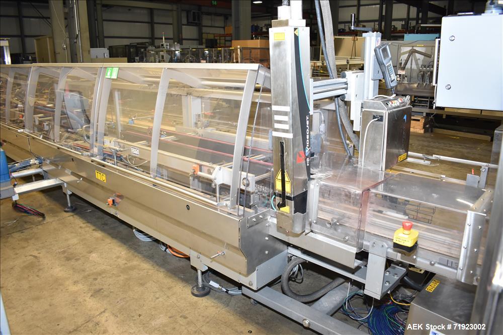 Used Bosch (Syntegon) Triseal Carton Former, Robotic Loader & Top Closer