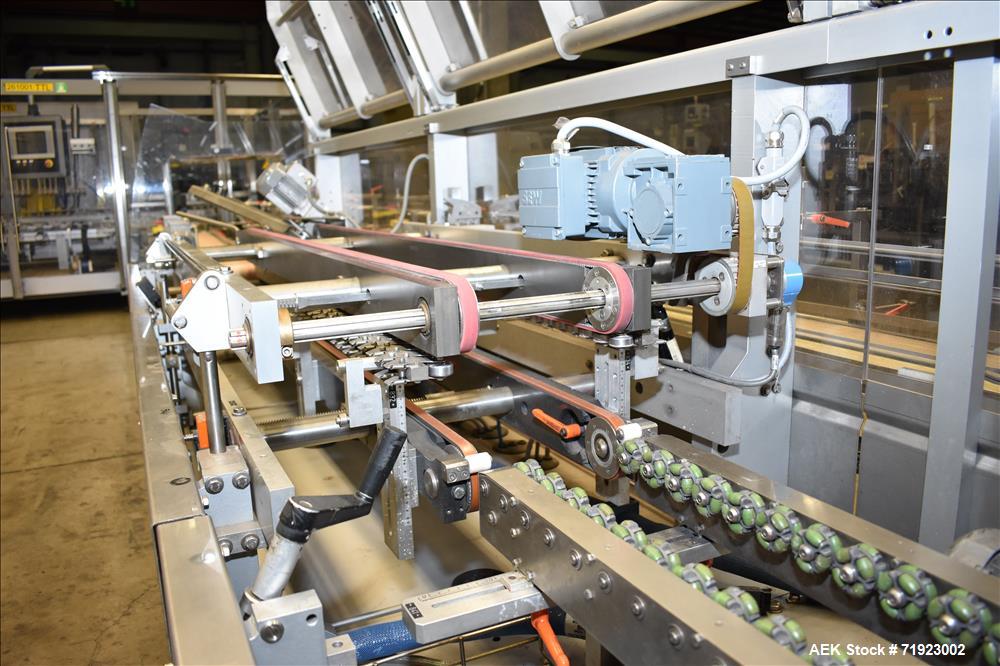 Used Bosch (Syntegon) Triseal Carton Former, Robotic Loader & Top Closer