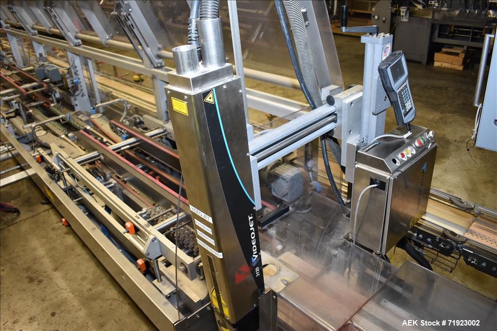 Used Bosch (Syntegon) Triseal Carton Former, Robotic Loader & Top Closer