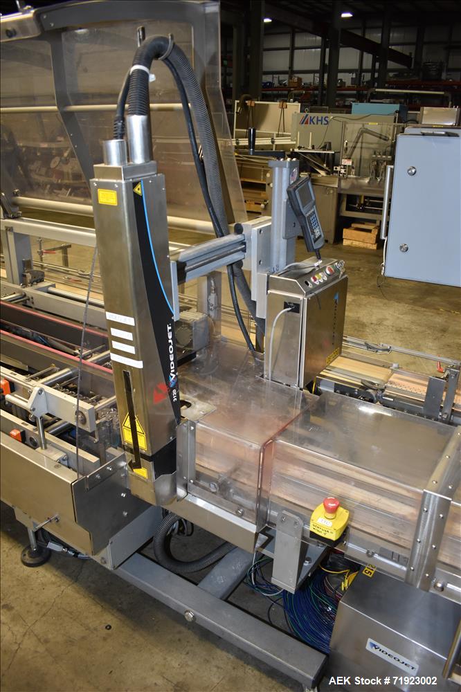 Used Bosch (Syntegon) Triseal Carton Former, Robotic Loader & Top Closer