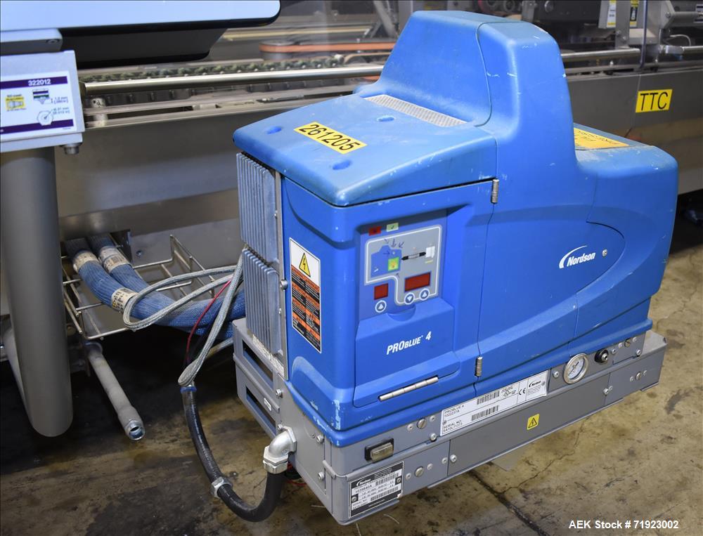 Used Bosch (Syntegon) Triseal Carton Former, Robotic Loader & Top Closer