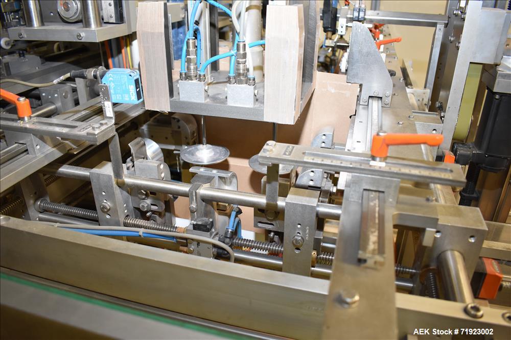 Used Bosch (Syntegon) Triseal Carton Former, Robotic Loader & Top Closer