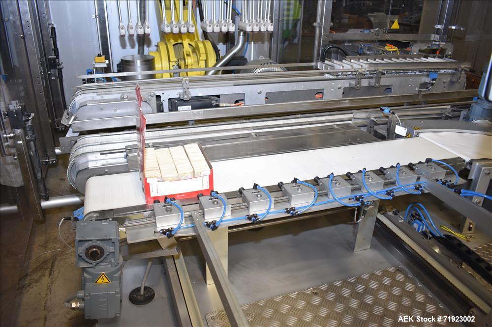 Used Bosch (Syntegon) Triseal Carton Former, Robotic Loader & Top Closer