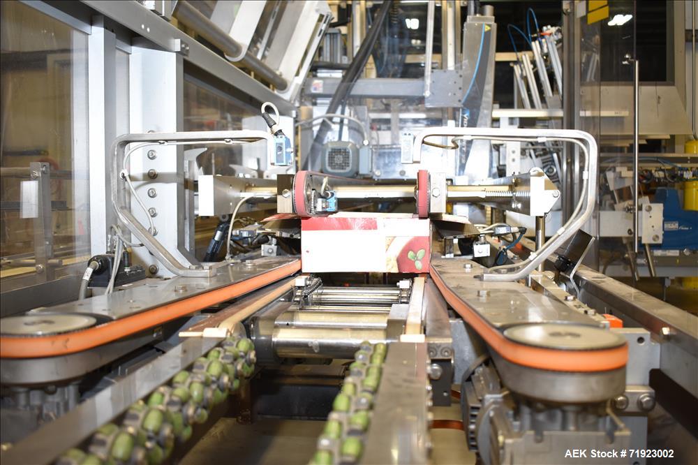 Used Bosch (Syntegon) Triseal Carton Former, Robotic Loader & Top Closer