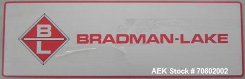 Used Bradman Lake Model HS2/60G Single Head Hot Melt Tray Former