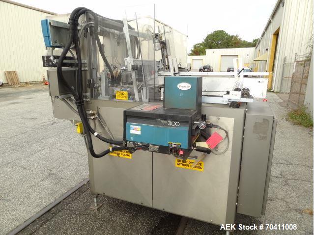 Used- Doboy 751 Tray Former. Single mandrel former with hot melt. Elec: 440/3/60  15 AMPS. Relay logic for controls. Nordson...