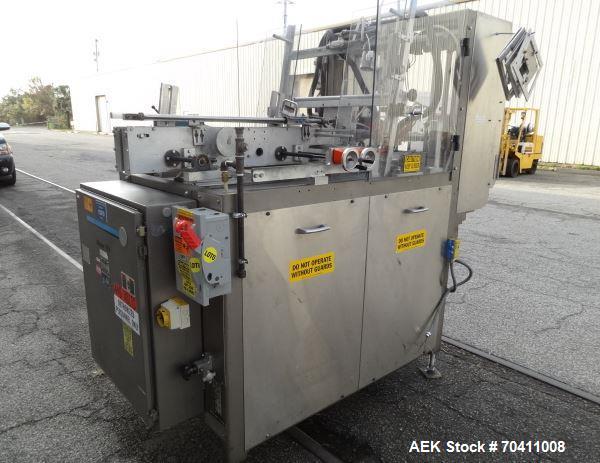 Used Doboy 751 Tray Former. Single mandrel former with hot melt. Elec: 440/3/60  15 AMPS. Relay logic for controls. Nordson 3100 hot melt system with Eclipse 30 pattern controls. Includes a quick adj...