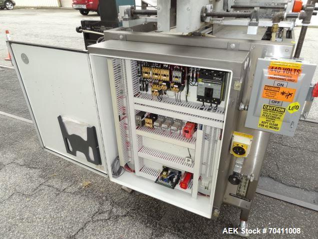 Used Doboy 751 Tray Former. Single mandrel former with hot melt. Elec: 440/3/60  15 AMPS. Relay logic for controls. Nordson 3100 hot melt system with Eclipse 30 pattern controls. Includes a quick adj...