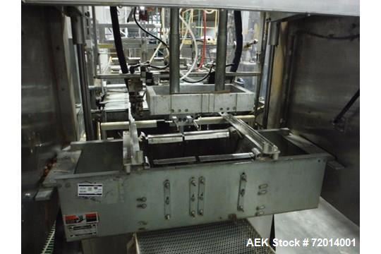 Used Doboy Tray Former, Model 751. Single mandrel former with hot melt. Relay logic for controls. Nordson ProBlue 10 hot melt system. 3/60/460V. Built 1993.