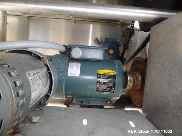 Used Klik Lok Dual Head Tray Former; Model KFWD. Stainless steel construction. Dual forming chambers, self locking style system. Speeds from 35-60 cycles/min. Size range  Length: 5" to 13", Width 4" ...