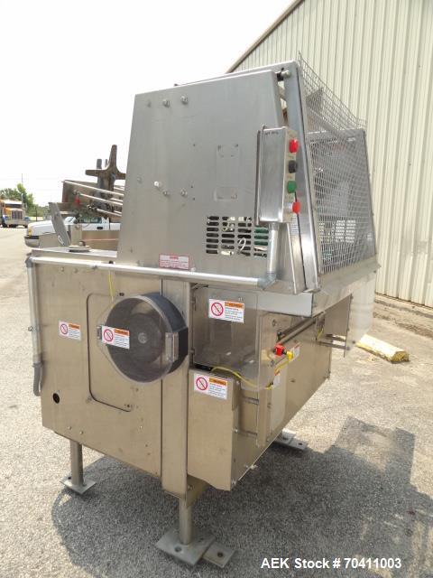 Used Klik Lok Dual Head Tray Former; Model KFWD. Stainless steel construction. Dual forming chambers, self locking style system. Speeds from 35-60 cycles/min. Size range  Length: 5" to 13", Width 4" ...