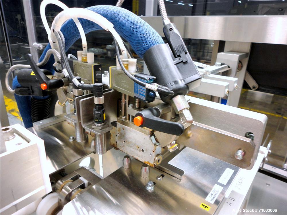Used MGS Model TLC Top Load Cartoner with Robotic Pick and Place Unit