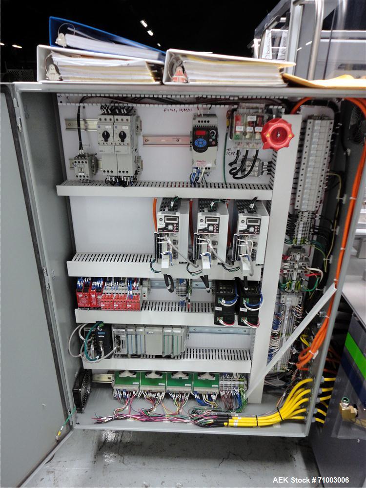 Used MGS Model TLC Top Load Cartoner with Robotic Pick and Place Unit