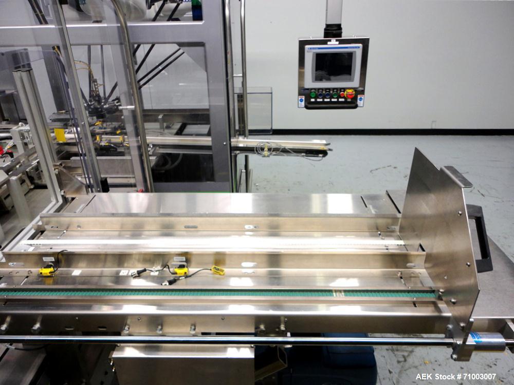 Used MGS Model TLC Top Load Carton Former with Robotic Pick and Place Unit