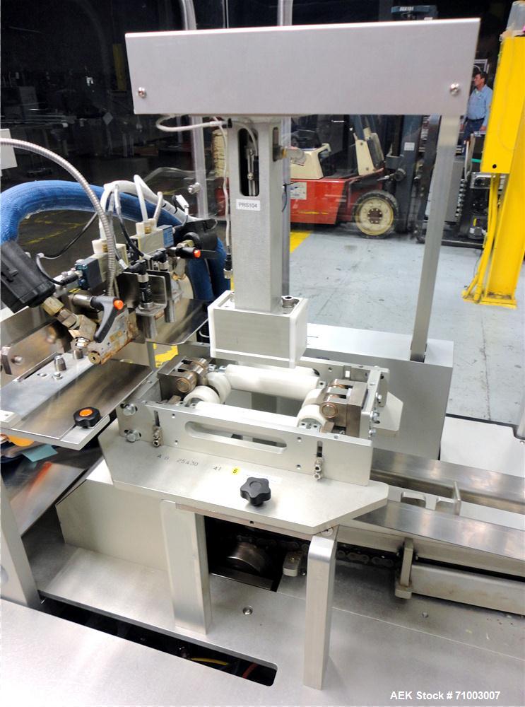 Used MGS Model TLC Top Load Carton Former with Robotic Pick and Place Unit