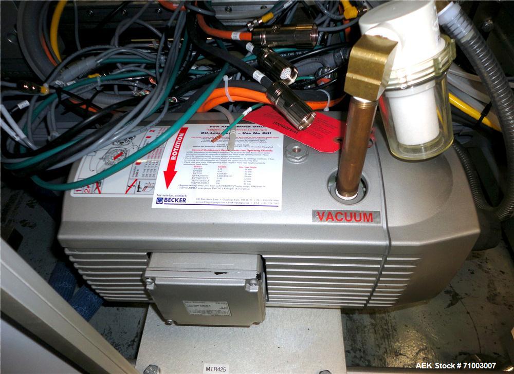 Used MGS Model TLC Top Load Carton Former with Robotic Pick and Place Unit