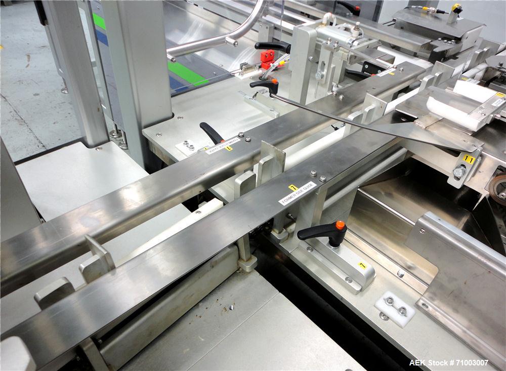 Used MGS Model TLC Top Load Carton Former with Robotic Pick and Place Unit