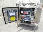Used Klik Lok Dual Head Tray Former; Model KFWD. Stainless steel construction. Dual forming chambers, self locking style system. Speeds from 35-60 cycles/min. Size range  Length: 5