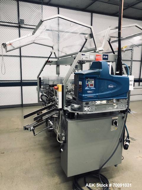 Used CAM Automatic Intermittent Motion Vertical Glue Cartoner – Model AV06