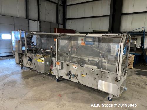 Used Adco Model 15DBC-105-SS Stainless Steel Automatic Cartoner