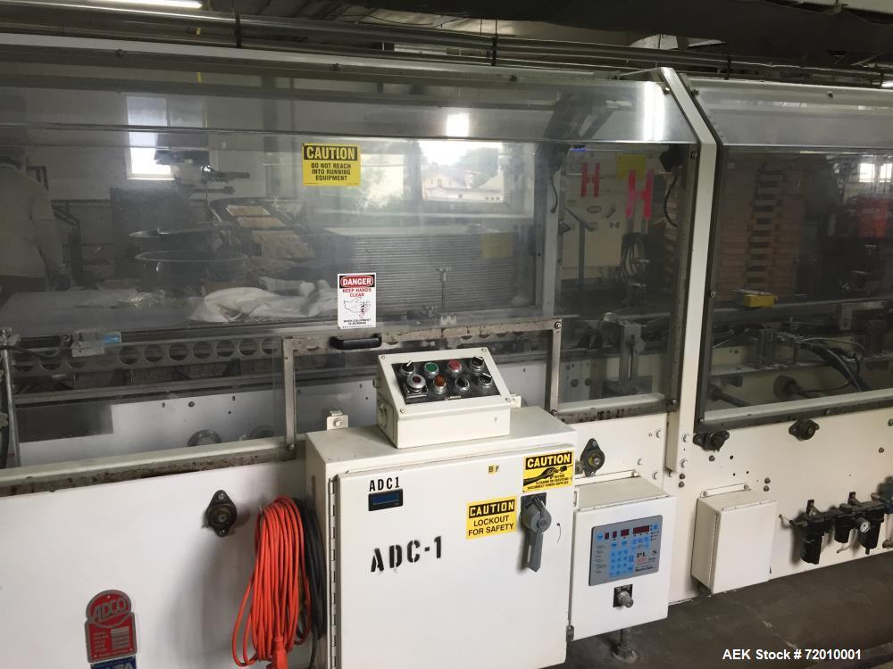 Used Adco Model 15DBC105-EC Automatic Horizontal Cartoner