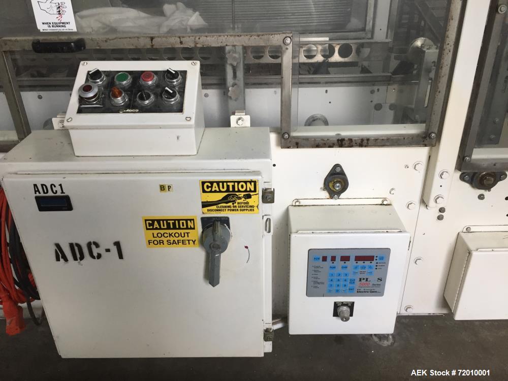 Used Adco Model 15DBC105-EC Automatic Horizontal Cartoner