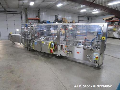 Used Adco Model 15DBC105-SS Automatic Stainless Steel Horizontal Cartoner