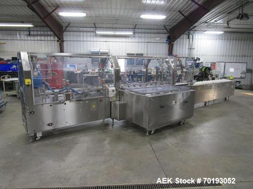 Used Adco Model 15DBC105-SS Automatic Stainless Steel Horizontal Cartoner