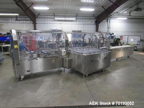 Used-Adco Model 15DBC105-SS Automatic Stainless Steel Horizontal Cartoner