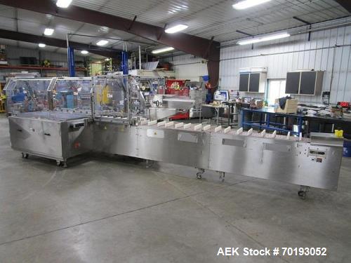 Used Adco Model 15DBC105-SS Automatic Stainless Steel Horizontal Cartoner