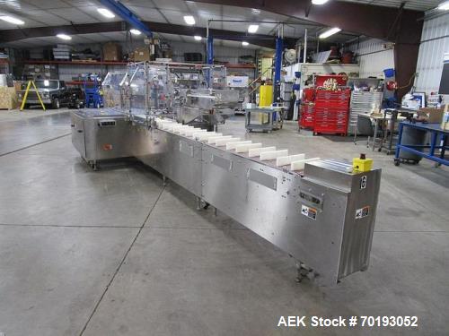 Used Adco Model 15DBC105-SS Automatic Stainless Steel Horizontal Cartoner