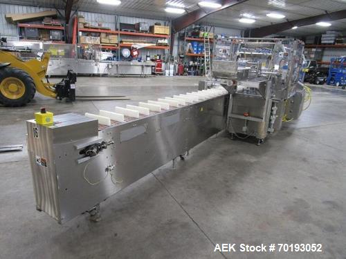 Used Adco Model 15DBC105-SS Automatic Stainless Steel Horizontal Cartoner