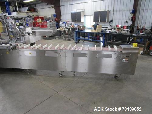 Used Adco Model 15DBC105-SS Automatic Stainless Steel Horizontal Cartoner