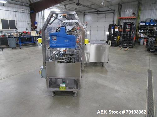 Used Adco Model 15DBC105-SS Automatic Stainless Steel Horizontal Cartoner