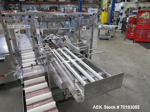 Used-Adco Model 15DBC105-SS Automatic Stainless Steel Horizontal Cartoner