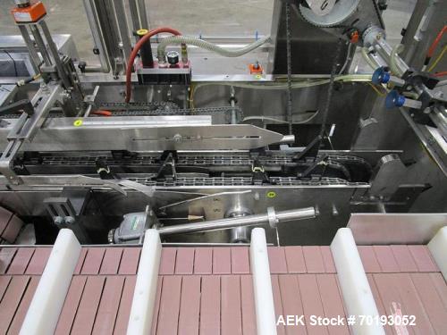 Used Adco Model 15DBC105-SS Automatic Stainless Steel Horizontal Cartoner