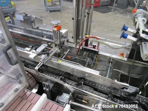 Used-Adco Model 15DBC105-SS Automatic Stainless Steel Horizontal Cartoner