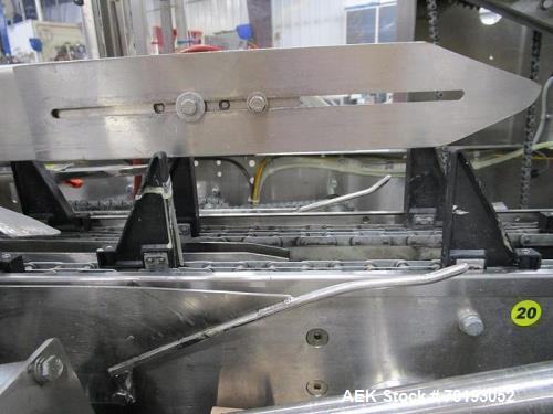 Used Adco Model 15DBC105-SS Automatic Stainless Steel Horizontal Cartoner