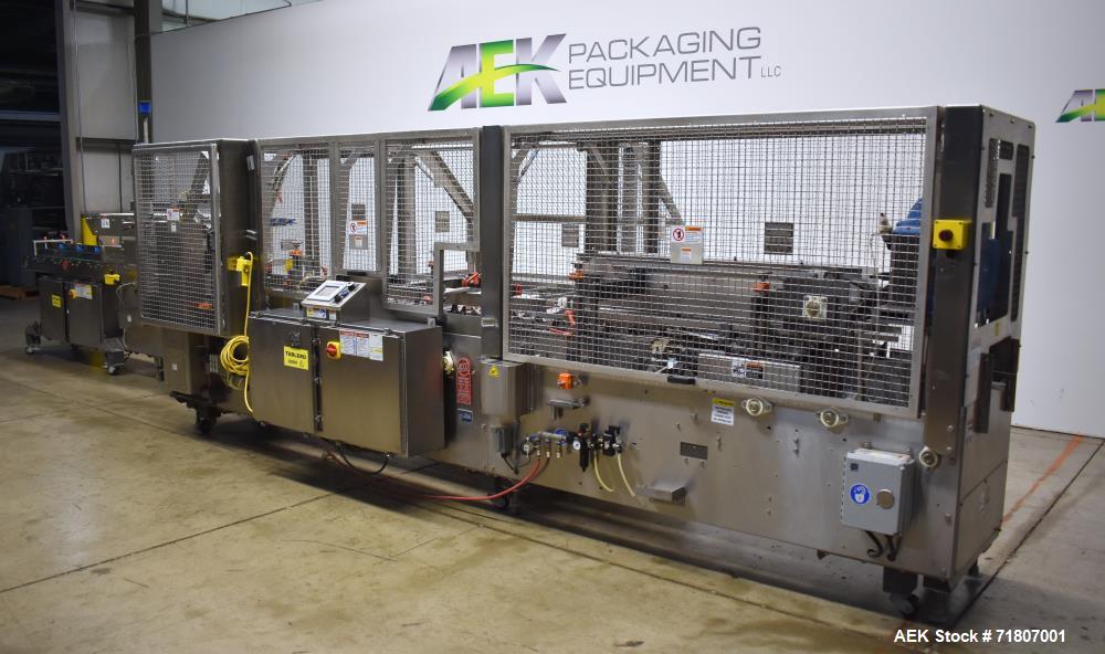 Used Adco Model 15DBC105-WD Automatic Horizontal Washdown Cartoner.