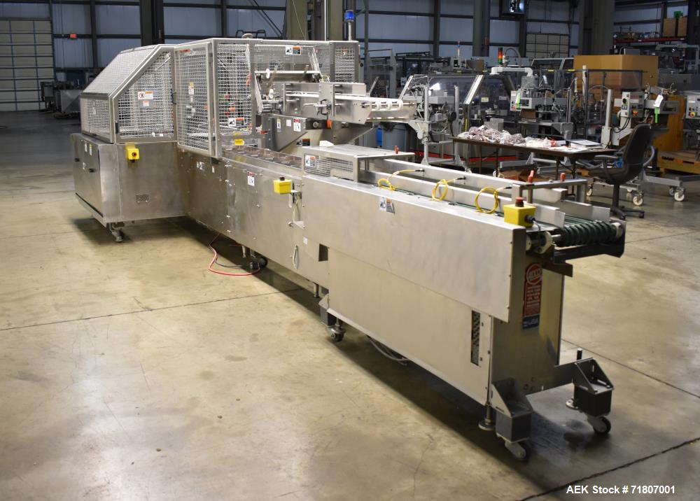 Used Adco Model 15DBC105-WD Automatic Horizontal Washdown Cartoner.