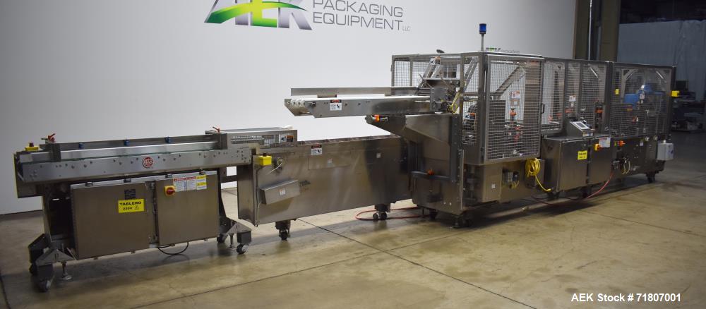 Used Adco Model 15DBC105-WD Automatic Horizontal Washdown Cartoner.