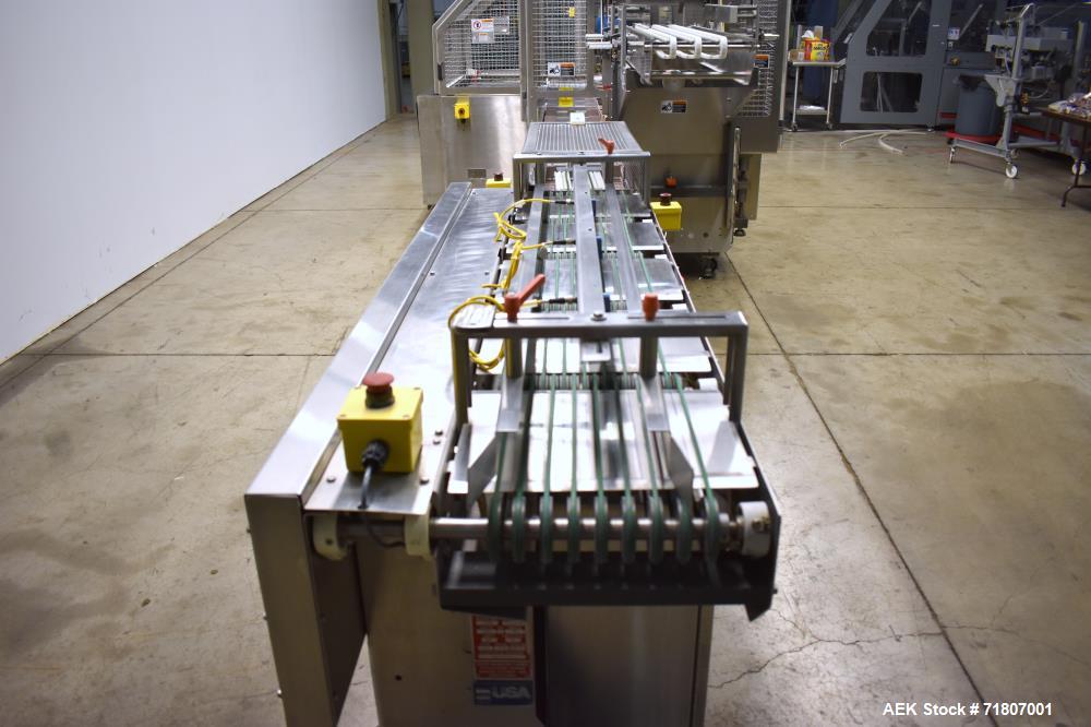Used Adco Model 15DBC105-WD Automatic Horizontal Washdown Cartoner.