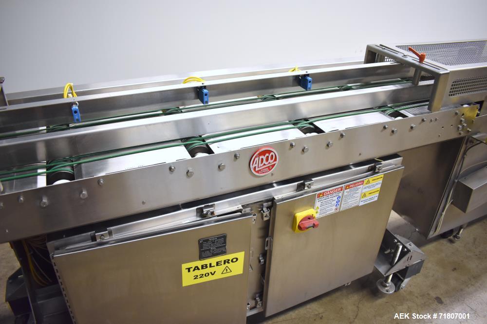 Used Adco Model 15DBC105-WD Automatic Horizontal Washdown Cartoner.