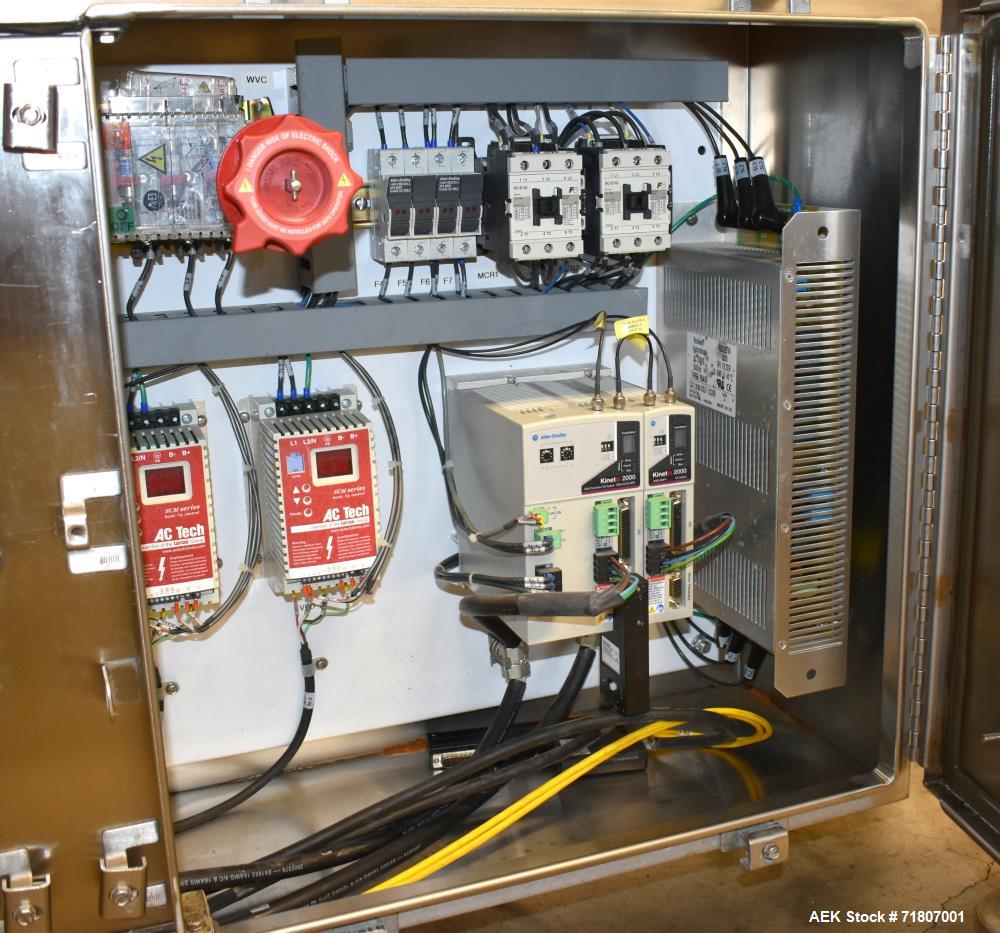 Used Adco Model 15DBC105-WD Automatic Horizontal Washdown Cartoner.