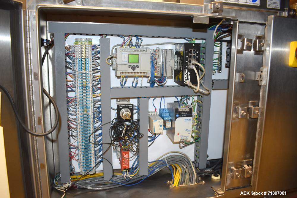 Used Adco Model 15DBC105-WD Automatic Horizontal Washdown Cartoner.