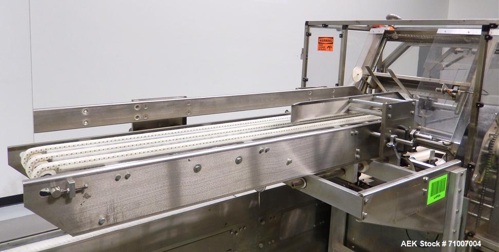 Used Adco Model 15DBC105-SS Horizontal Automatic Load Glue Cartoner.