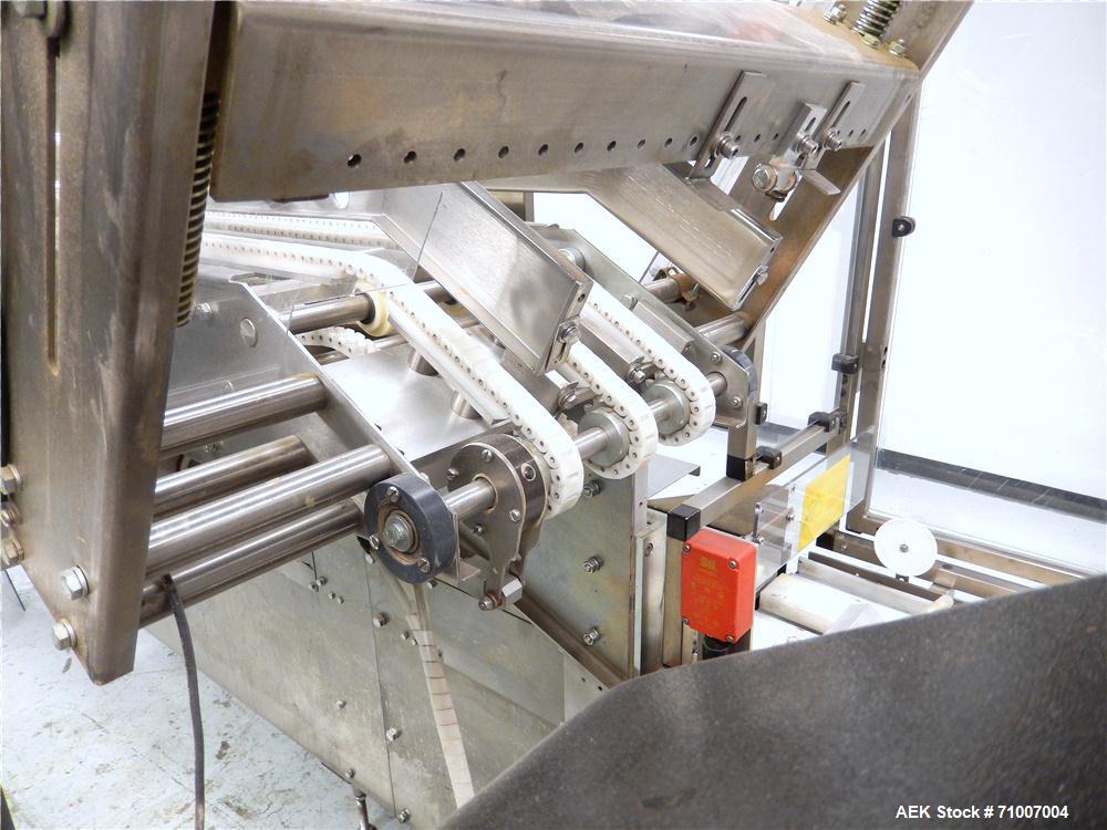 Used Adco Model 15DBC105-SS Horizontal Automatic Load Glue Cartoner.