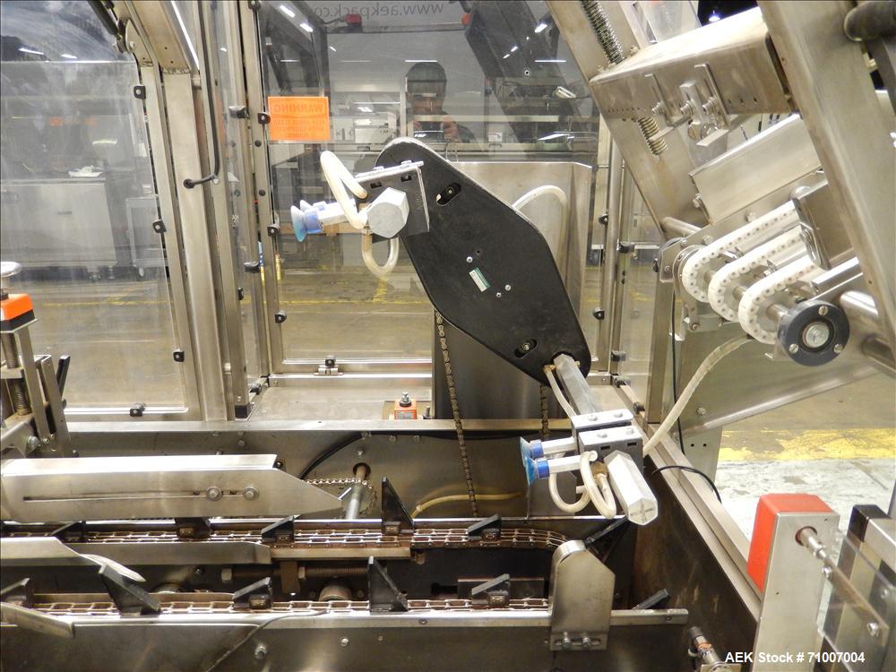 Used Adco Model 15DBC105-SS Horizontal Automatic Load Glue Cartoner.