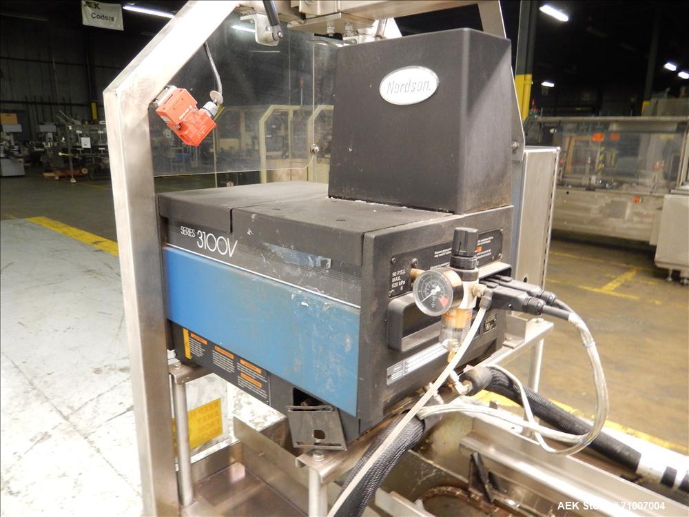 Used Adco Model 15DBC105-SS Horizontal Automatic Load Glue Cartoner.