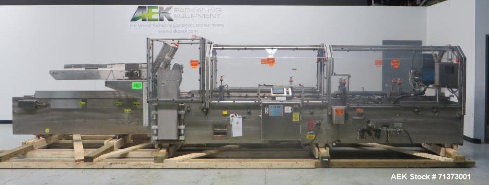 Used Adco Model 15DBC105-SS Horizontal Automatic Load Glue Cartoner